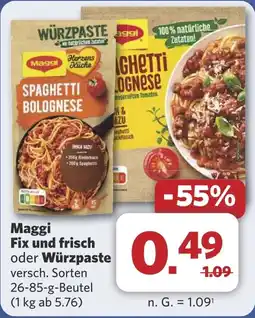 Combi Maggi Fix und frisch oder Würzpaste aanbieding