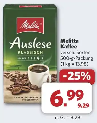Combi Melitta Kaffee aanbieding