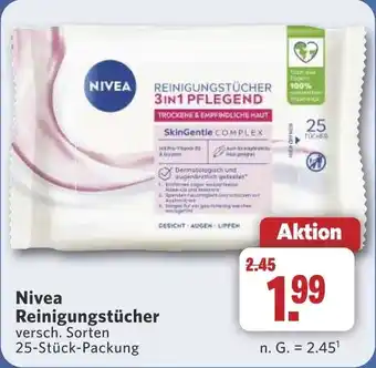 Combi Nivea Reinigungstücher aanbieding