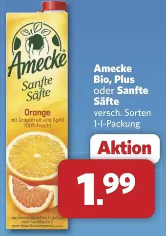 Combi Amecke Bio, Plus oder Sanfte Säfte aanbieding