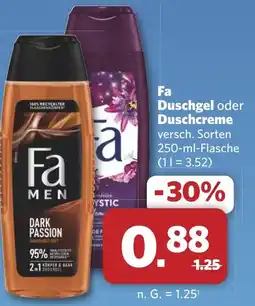 Combi Fa Duschgel oder Duschcreme aanbieding