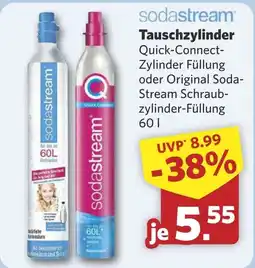 Combi sodastream Tauschzylinder aanbieding