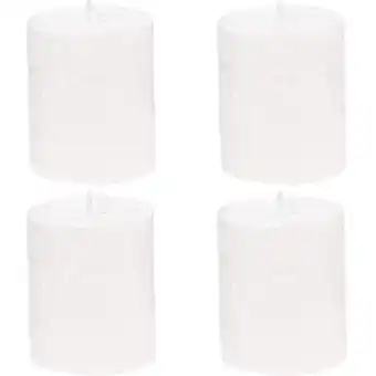 Albert Heijn AH Rustiek 7x8cm wit 4-pack aanbieding