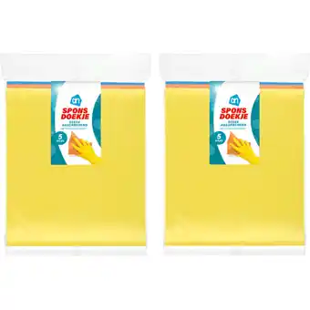 Albert Heijn AH Sponsdoekjes 2-pack aanbieding