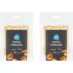 Albert Heijn AH Tapasprikker 9 cm 2-pack aanbieding