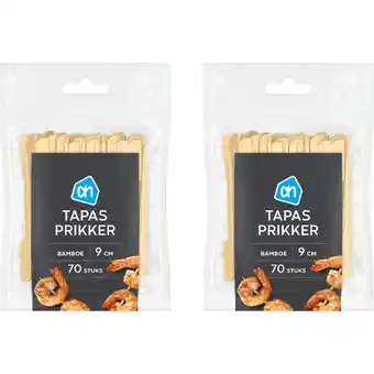 Albert Heijn AH Tapasprikker 9 cm 2-pack aanbieding