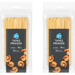 Albert Heijn AH Tapasprikkers 18 cm 2-pack aanbieding