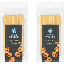 Albert Heijn AH Tapasprikkers 18 cm 2-pack aanbieding