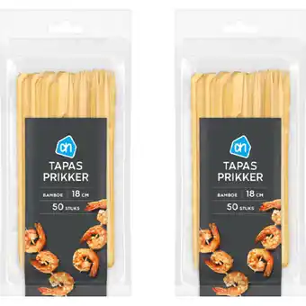 Albert Heijn AH Tapasprikkers 18 cm 2-pack aanbieding