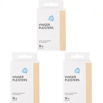 Albert Heijn AH Vinger pleisters 3-pack aanbieding