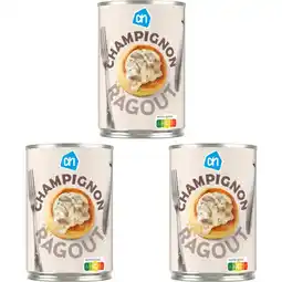 Albert Heijn AH Champignon ragout 3-pack aanbieding