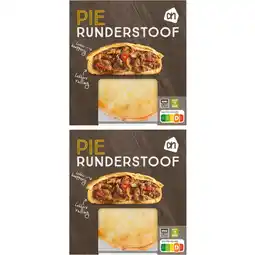 Albert Heijn AH Pie runderstoof ui 2-pack aanbieding