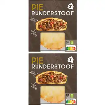 Albert Heijn AH Pie runderstoof ui 2-pack aanbieding
