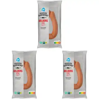 Albert Heijn AH Slagersrookworst Gelders XXL 3-pack aanbieding