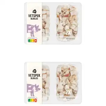 Albert Heijn Streeckgenoten Vetspek blokjes 2-pack aanbieding