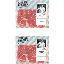 Albert Heijn Streeckgenoten Gerookte ribeye 2-pack aanbieding