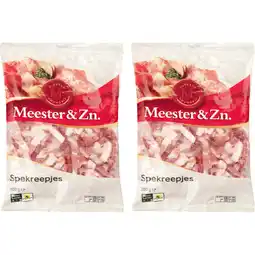 Albert Heijn AH Gerookte spekreepjes 2-pack aanbieding