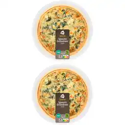 Albert Heijn AH Quiche spinazie geitenkaas 2-pack aanbieding