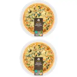 Albert Heijn AH Quiche spinazie geitenkaas 2-pack aanbieding