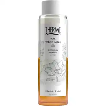 Douglas THERME Zen White Lotus Foaming Bath Oil aanbieding