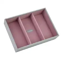 Douglas Stackers Grey & Antique Rose Classic Deep 3-Section aanbieding
