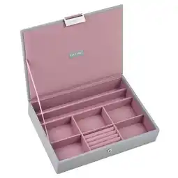 Douglas Stackers Grey & Antique Rose Classic Lidded aanbieding