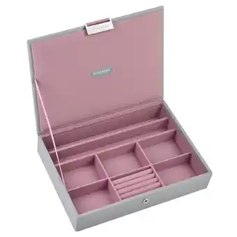 Douglas Stackers Grey & Antique Rose Classic Lidded aanbieding