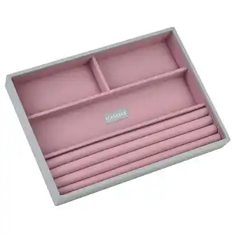 Douglas Stackers Grey & Antique Rose Classic 4-Sections aanbieding