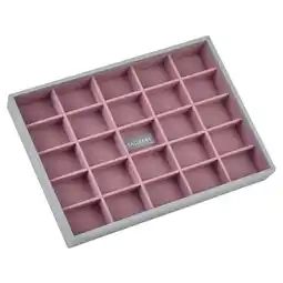 Douglas Stackers Grey & Antique Rose Spot Classic 25-Section aanbieding