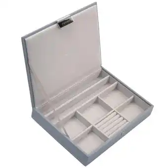 Douglas Stackers Lidded Dusky Blue & Grey aanbieding