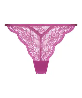 Hunkemoller Hunkemöller String Isabelle Paars aanbieding