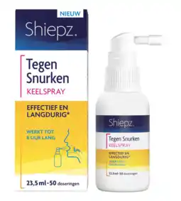 De Online Drogist Valdispert Shiepz Tegen Snurken Keelspray 23.5ML aanbieding