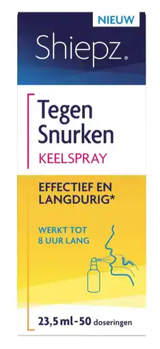 De Online Drogist Valdispert Shiepz Tegen Snurken Keelspray 23.5ML aanbieding