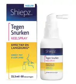 De Online Drogist Valdispert Shiepz Tegen Snurken Keelspray 23.5ML aanbieding