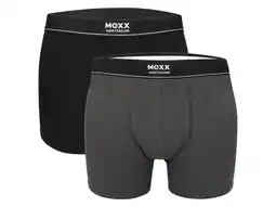 Lidl MEXX 2 Heren boxers (Zwart/grijs, XXL) aanbieding