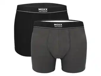 Lidl MEXX 2 Heren boxers (Zwart/grijs, XXL) aanbieding