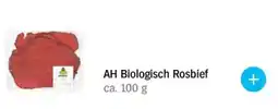 Albert Heijn AH Biologisch Rosbief aanbieding