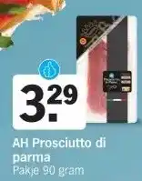 Albert Heijn AH Prosciutto di parma aanbieding
