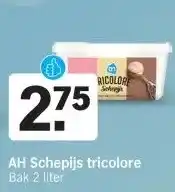 Albert Heijn AH Schepijs tricolore aanbieding