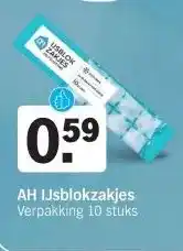 Albert Heijn AH IJsblokzakjes aanbieding