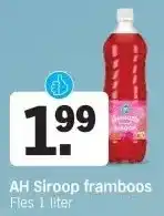 Albert Heijn AH Siroop framboos aanbieding