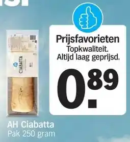 Albert Heijn AH Ciabatta aanbieding