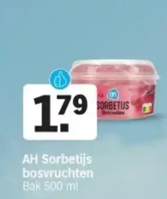 Albert Heijn AH Sorbetijs bosvruchten aanbieding