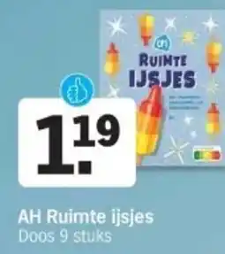 Albert Heijn AH Ruimte ijsjes aanbieding