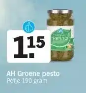 Albert Heijn AH Groene pesto aanbieding