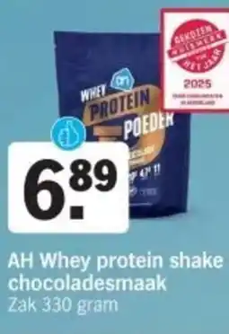 Albert Heijn AH Whey protein shake chocoladesmaak aanbieding