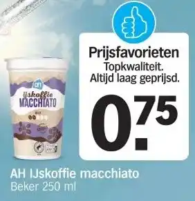 Albert Heijn AH IJskoffie macchiato aanbieding