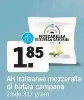 Albert Heijn AH Italiaanse mozzarella di bufala campana aanbieding