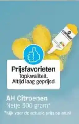Albert Heijn AH Citroenen aanbieding