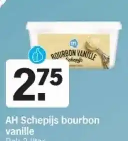 Albert Heijn AH Schepijs bourbon vanille aanbieding